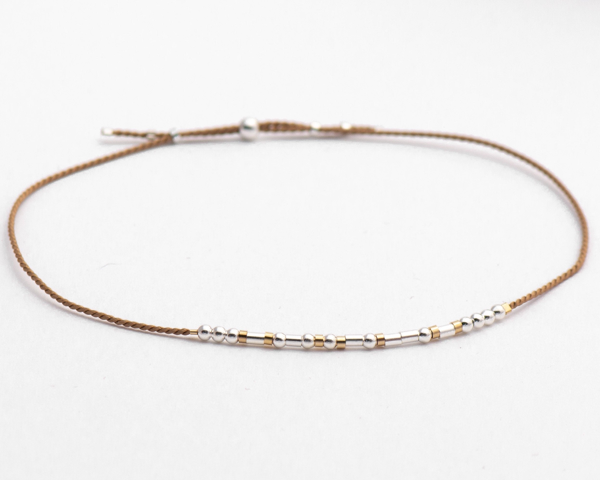 1 Peter 4:8-10 Bible Morse Code Bracelet