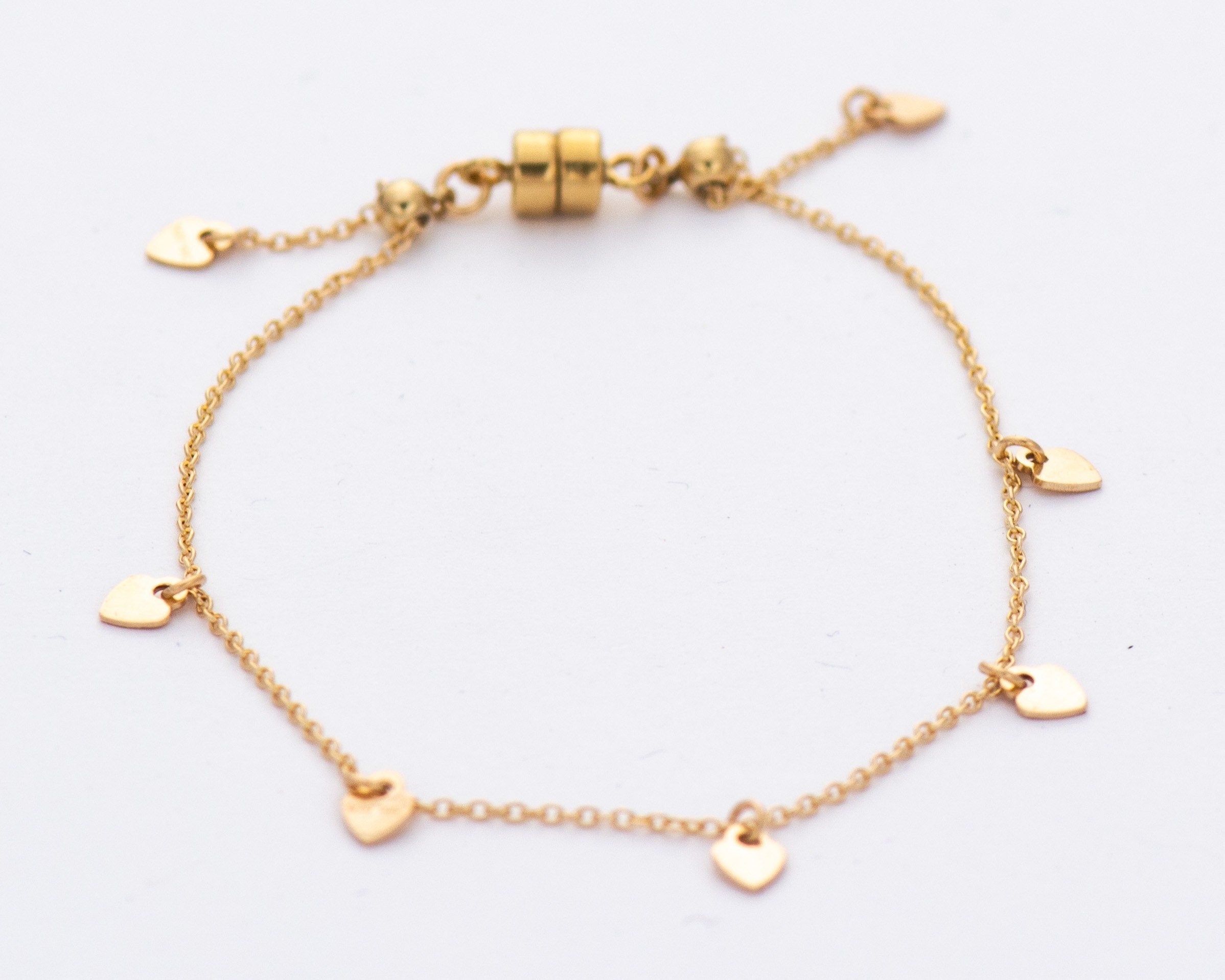 Tiny Heart Charm Bracelet