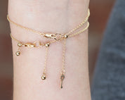 Heart Lock and Key Bracelet