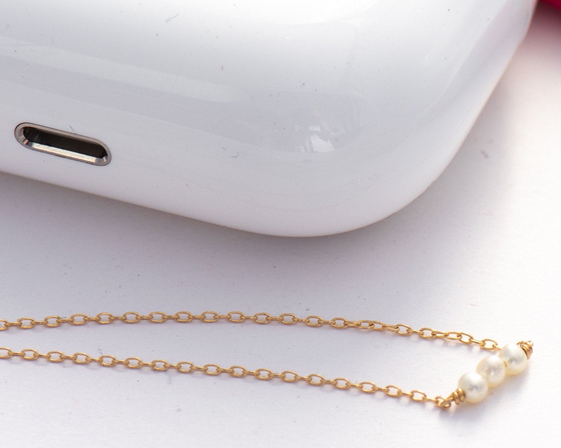 14k Gold Filled Tiny Freshwater Pearl Necklace