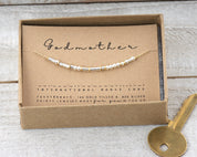 Godmother Morse Code Bracelet