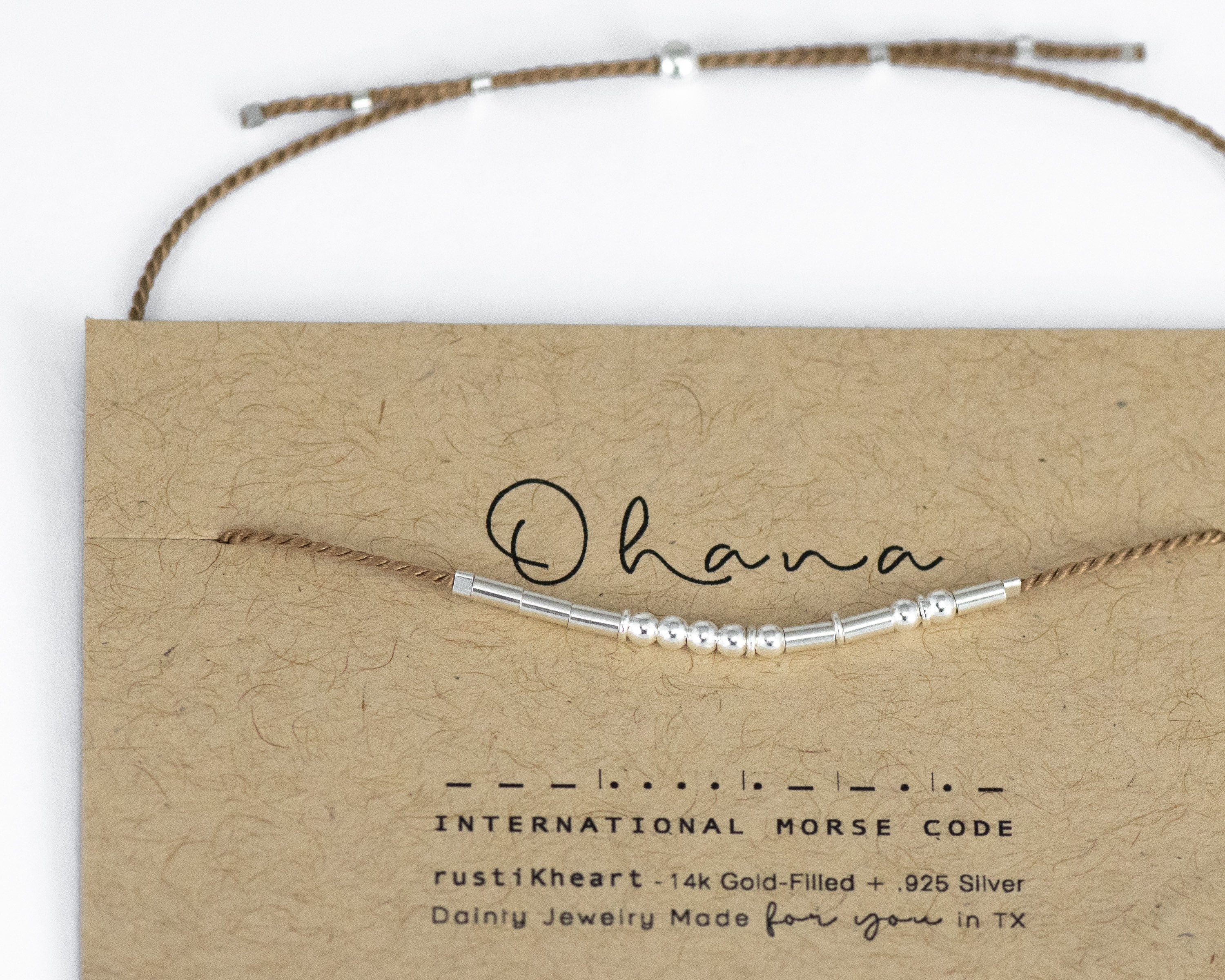 Let Them Morse Code Bracelet