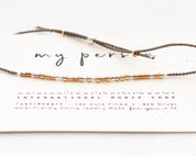 Custom Morse Code Bracelet • Personalized Word