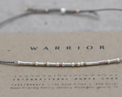 Warrior Morse Code Bracelet