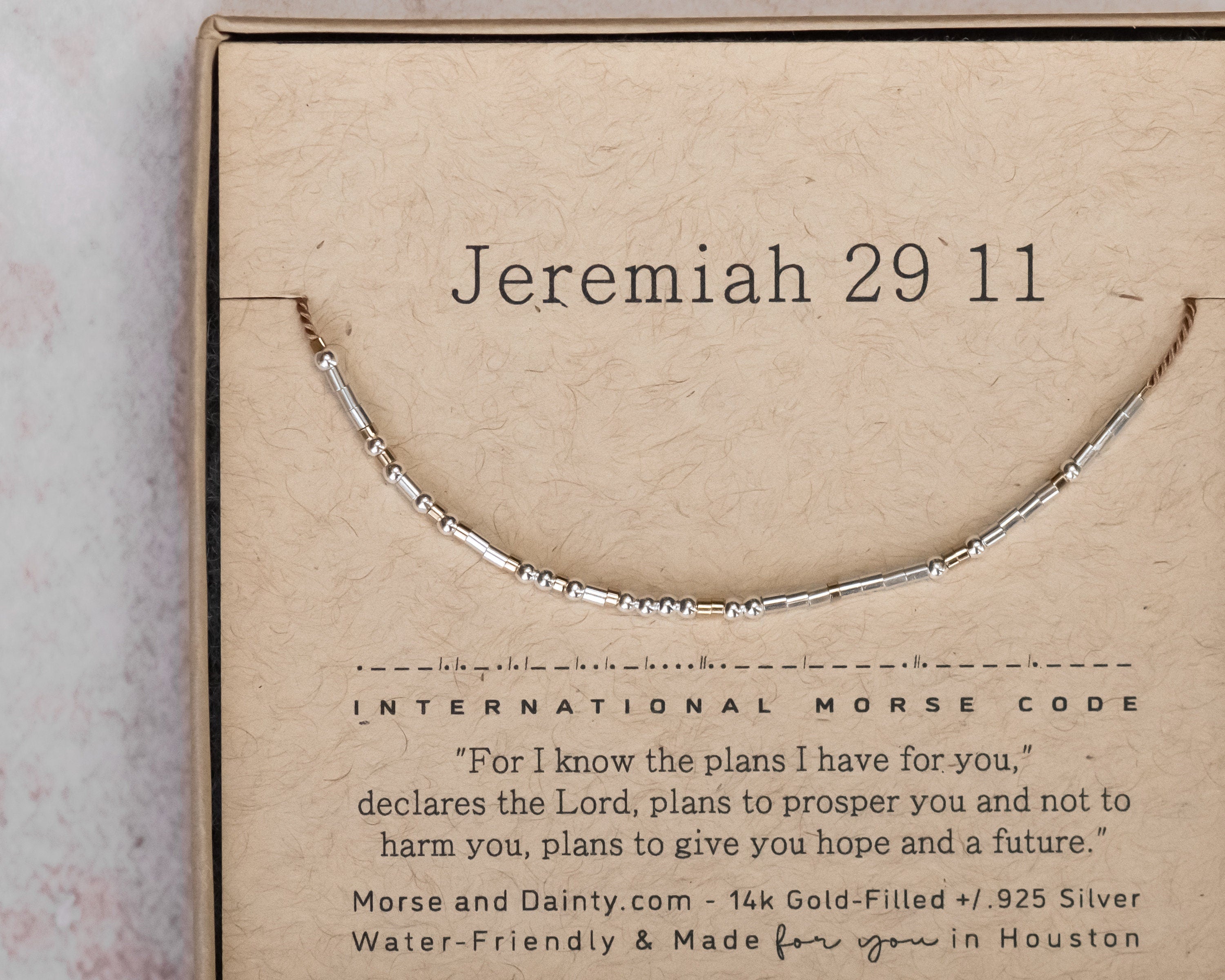 Matthew 19:6 Bible Verse Bracelet - Maya Morse and Dainty Jewelry by Olivia Cactus