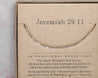 Jeremiah 29 11 Bible Verse Bracelet - Maya Morse and Dainty Jewelry by Olivia Cactus