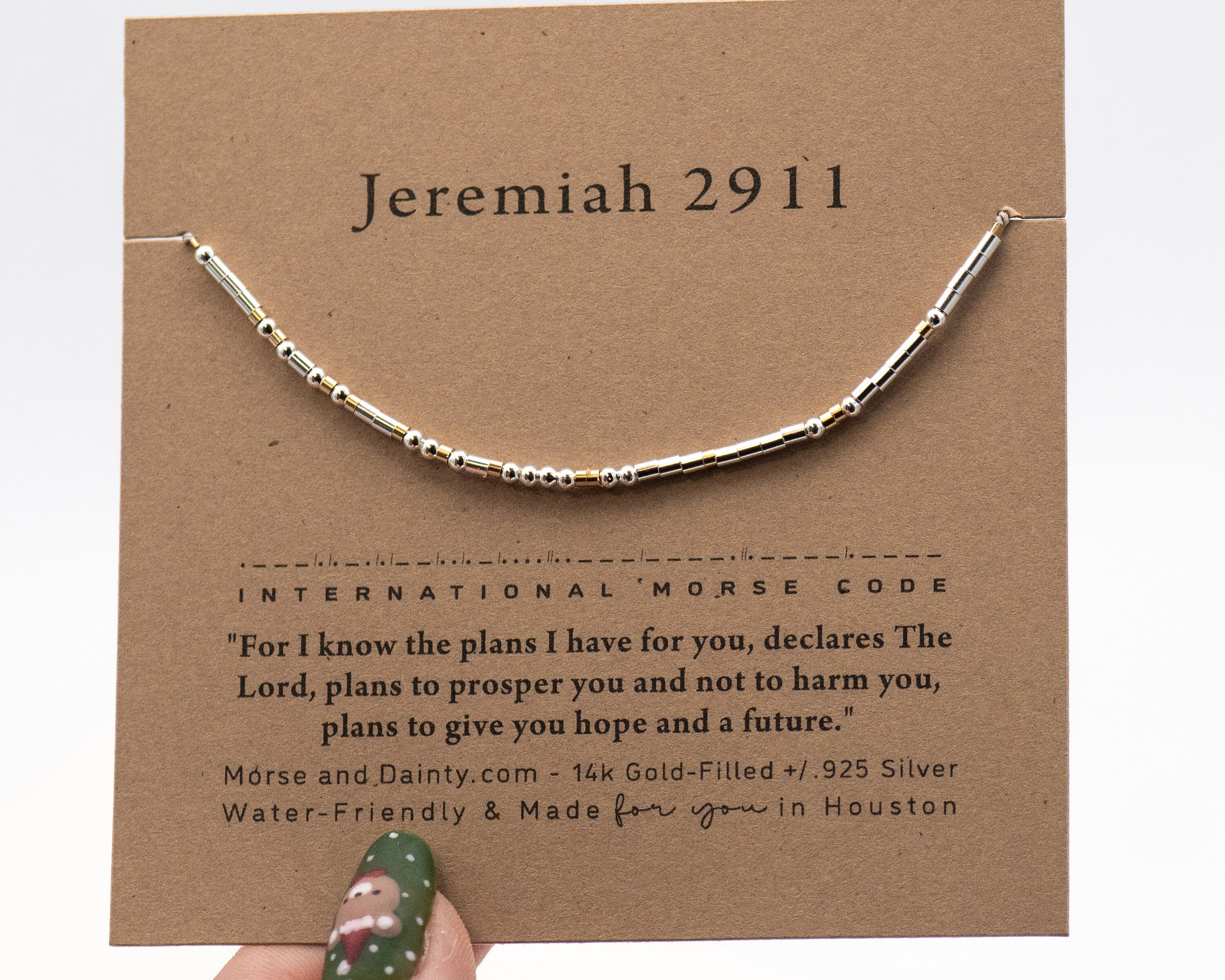 1 Peter 4:8-10 Bible Morse Code Bracelet – Olivia Cactus