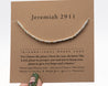 Joshua 1:9 Bible Verse Bracelet - Maya Morse and Dainty Jewelry by Olivia Cactus