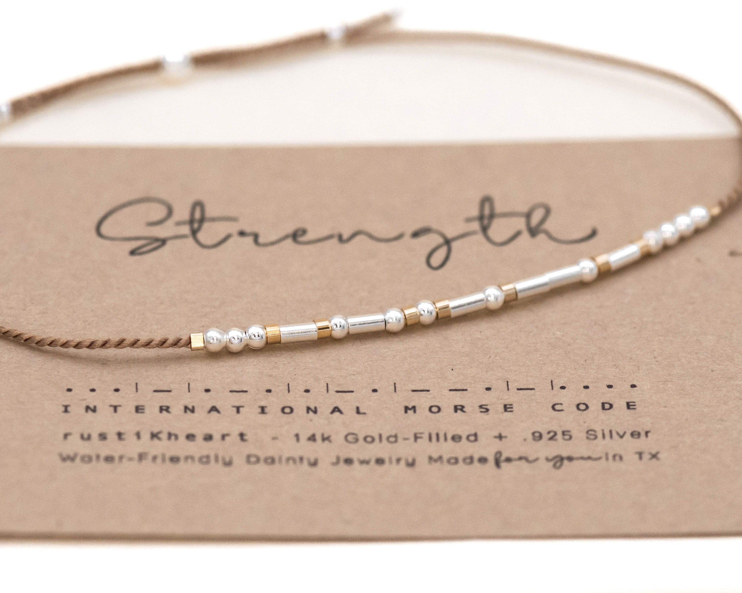 Courage Bracelet - Maya Morse and Dainty Jewelry by Olivia Cactus