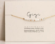 Gigi Morse Code Bracelet: 14K Gold-Filled
