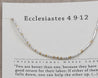 Ecclesiastes 4 9-12 Bible Verse Bracelet - Maya Morse and Dainty Jewelry by Olivia Cactus