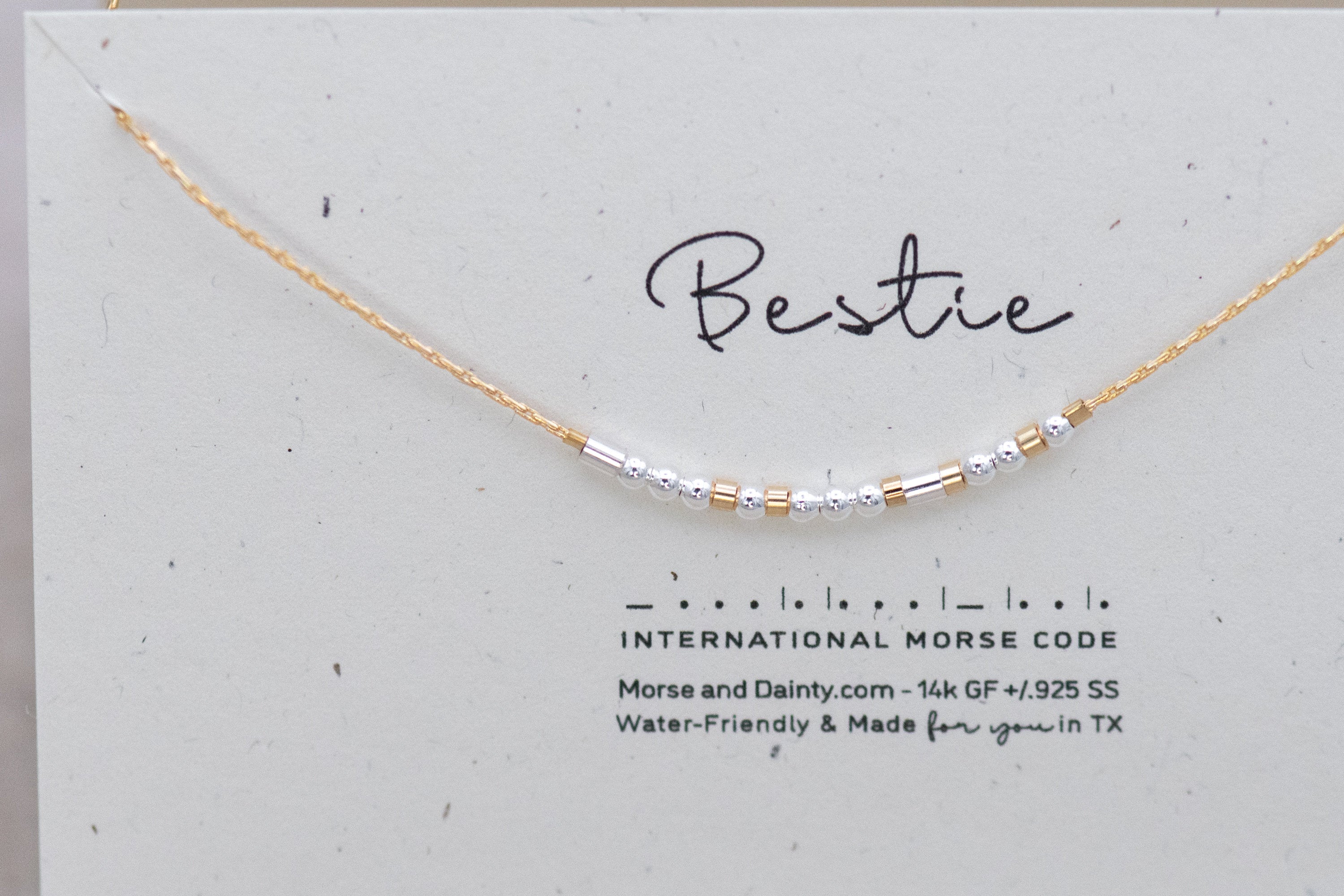 Bestie Bracelet Gold - Clara Morse and Dainty Jewelry by Olivia Cactus