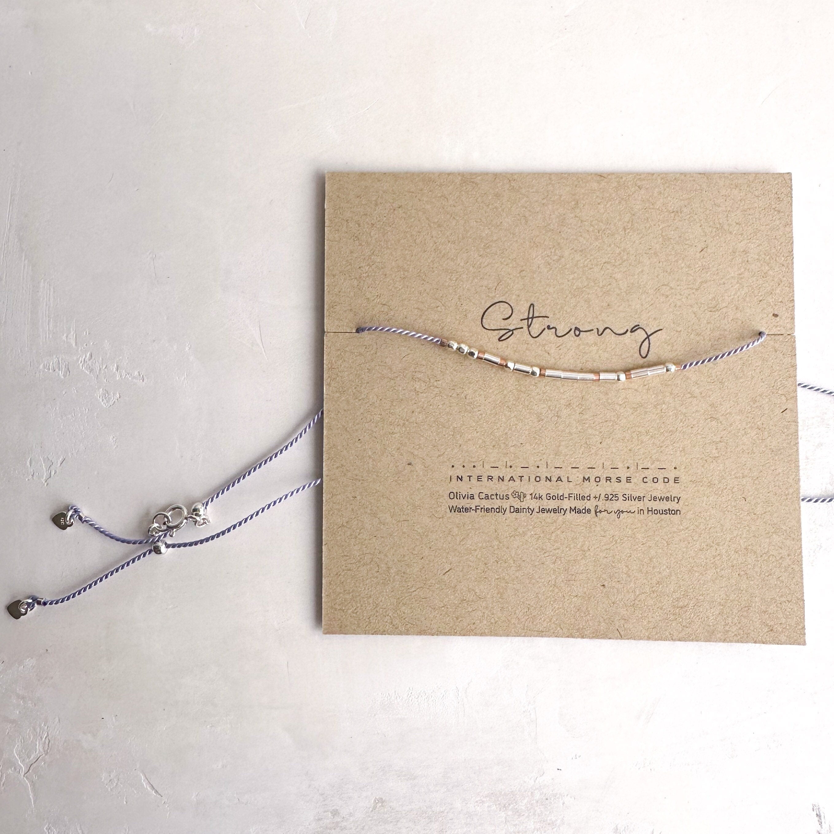 Strong Morse Code Necklace