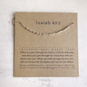 Isaiah 43 Bible Verse Bracelet - Maya Morse and Dainty Jewelry by Olivia Cactus