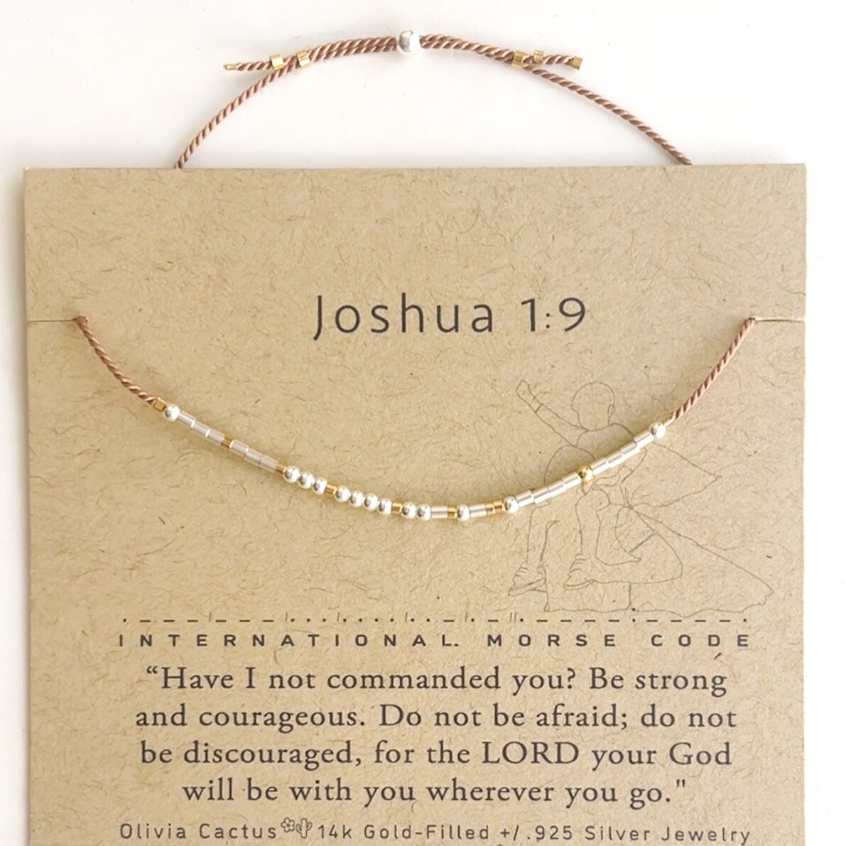 John 16:33 Morse Code Bracelet