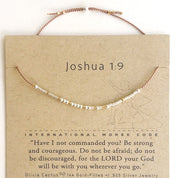 John 16:33 Morse Code Bracelet
