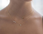 14k Gold Filled Tiny Freshwater Pearl Necklace