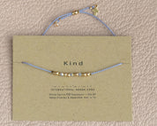 Gold + Crystals Morse Code Bracelet + Cross Charm