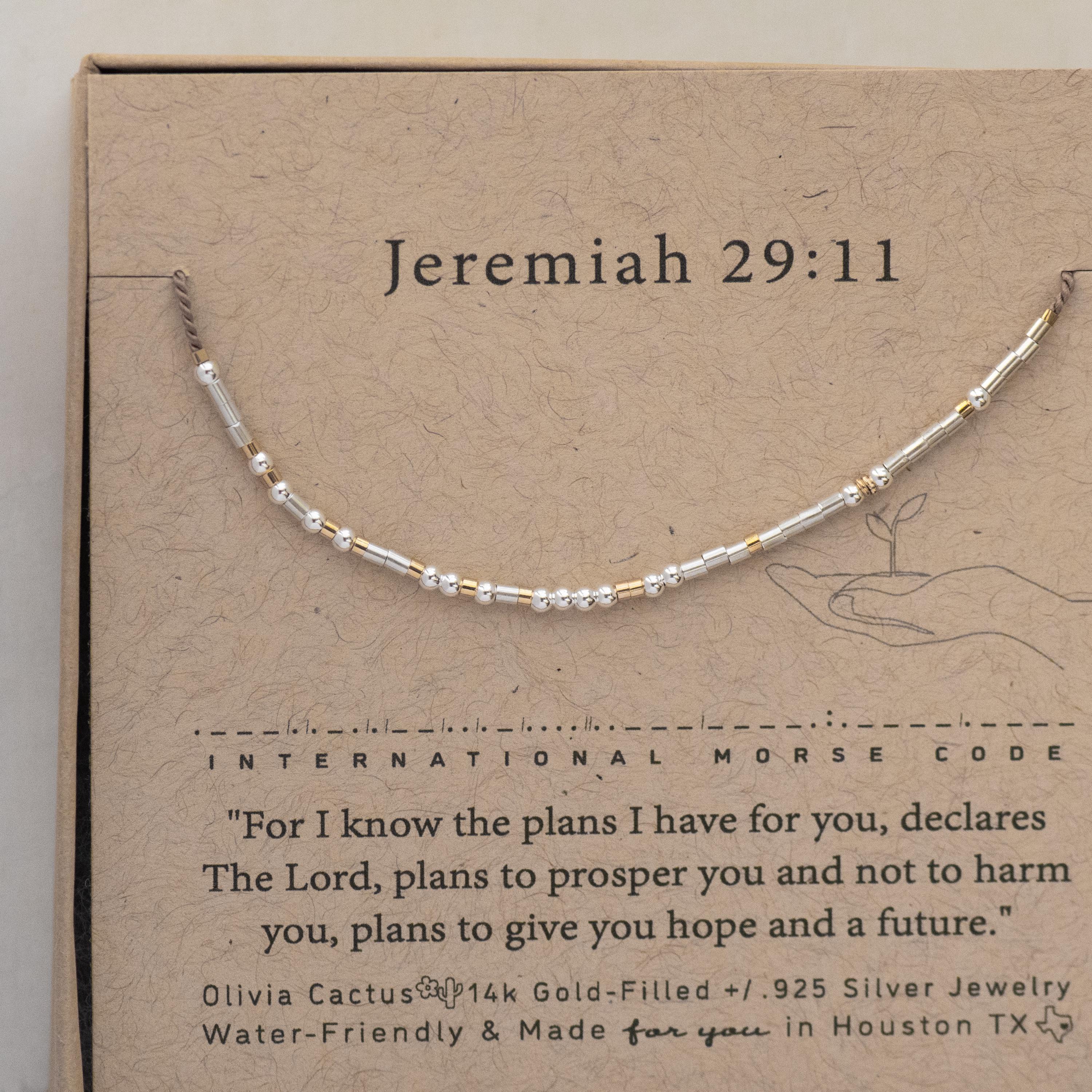 John 16:33 Morse Code Bracelet