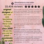 Philippians 4: 6-7 Morse Code Bracelet