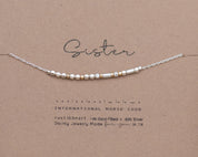 Loved Morse Code Necklace