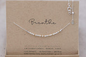 Custom Sterling Silver Morse Code Necklace, Hidden Message, Loved or Personalized Birthday Gift