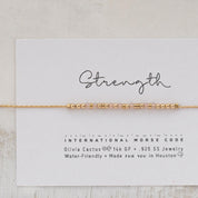 Sister Morse Code Bracelet