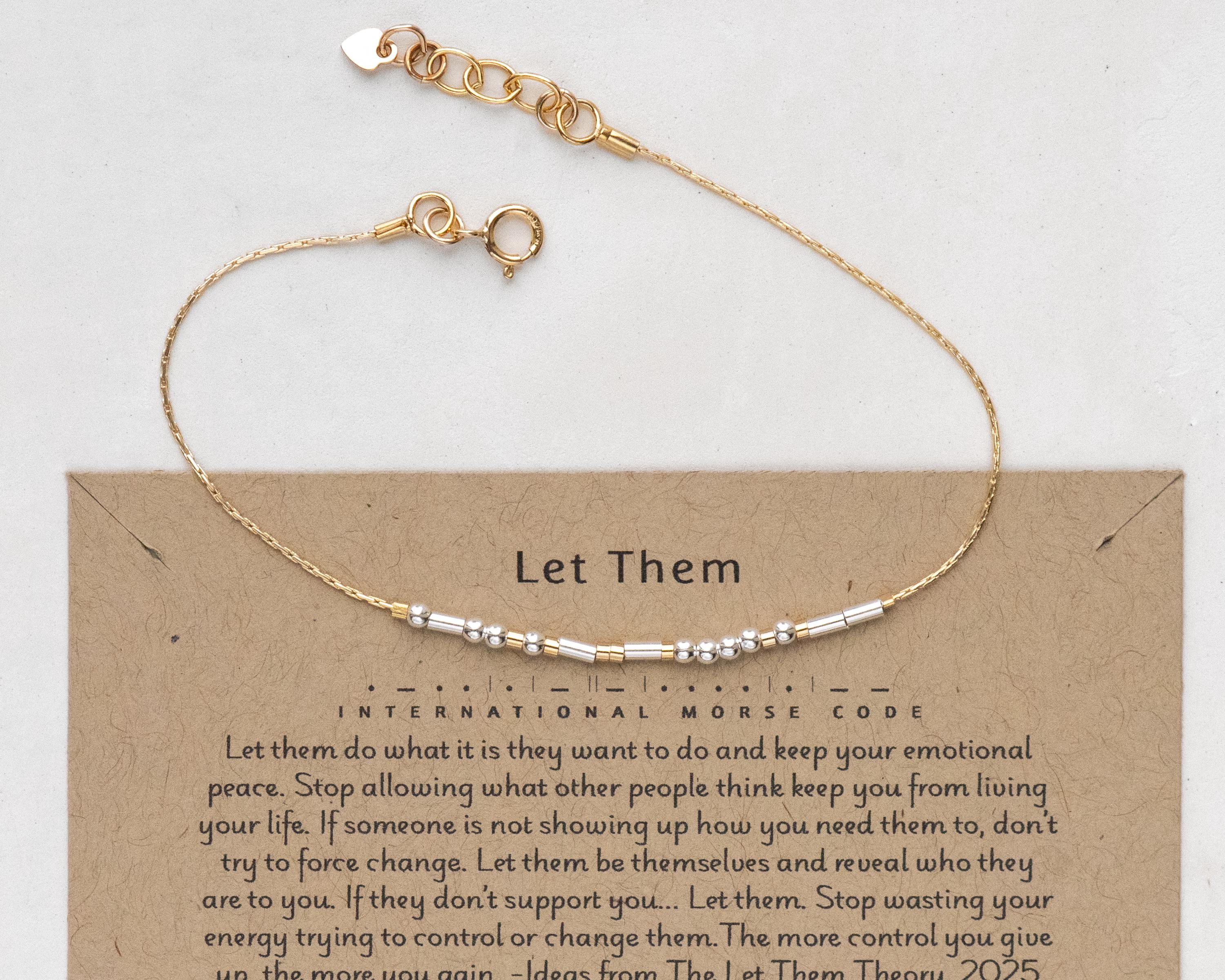 Strength Morse Code Bracelet