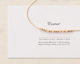 Sister Morse Code Bracelet