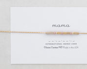 Custom Morse Code Bracelet