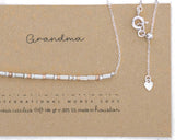Grandma Morse Code Necklace