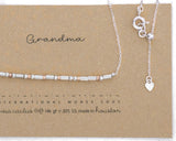 Sterling Silver Morse Code Necklace