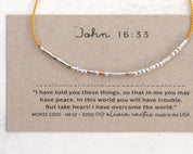 John 16:33 Morse Code Bracelet