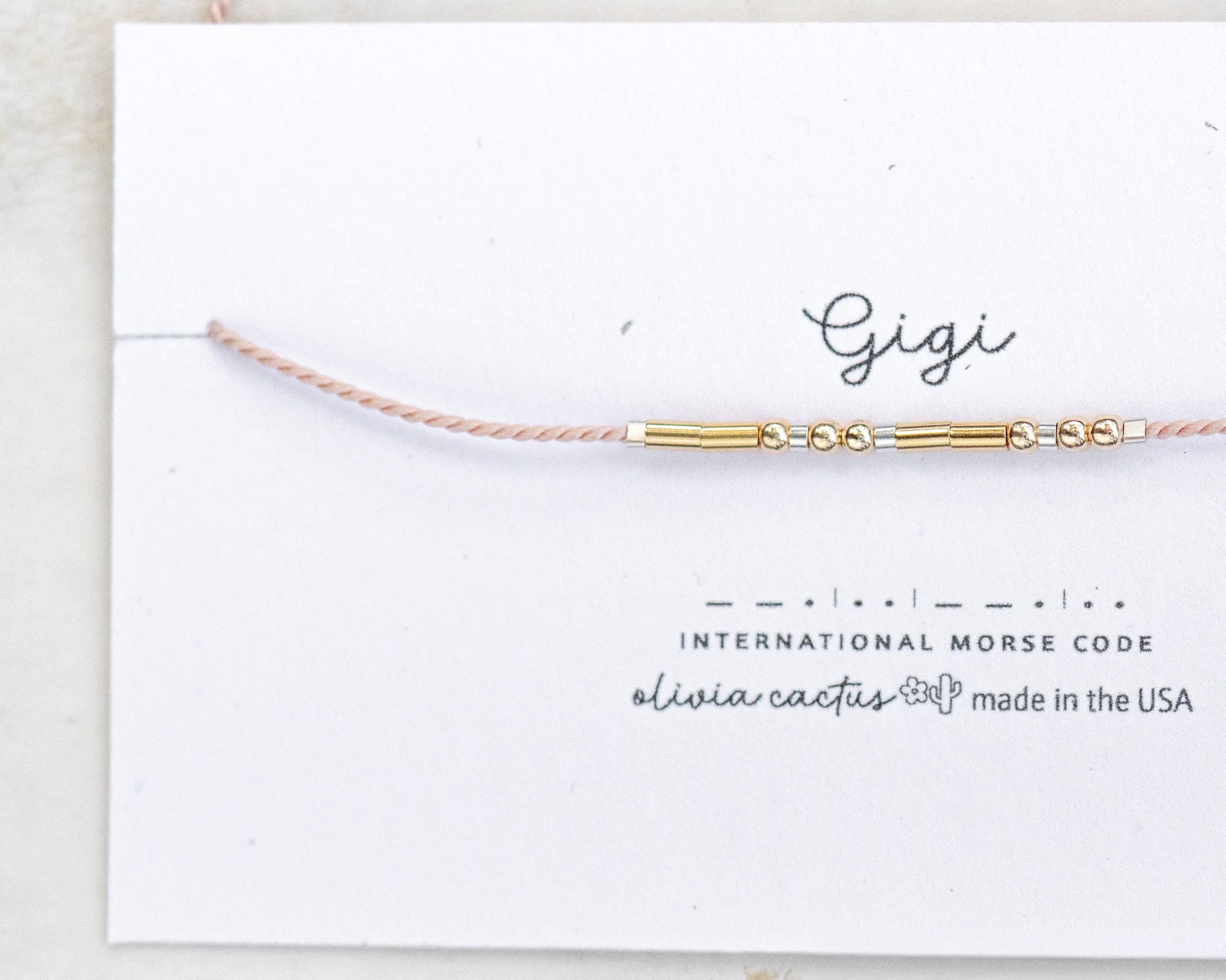 Godmother Morse Code Bracelet