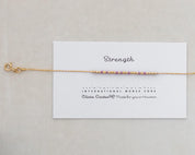 Custom Morse Code Bracelet, Colorful Beads
