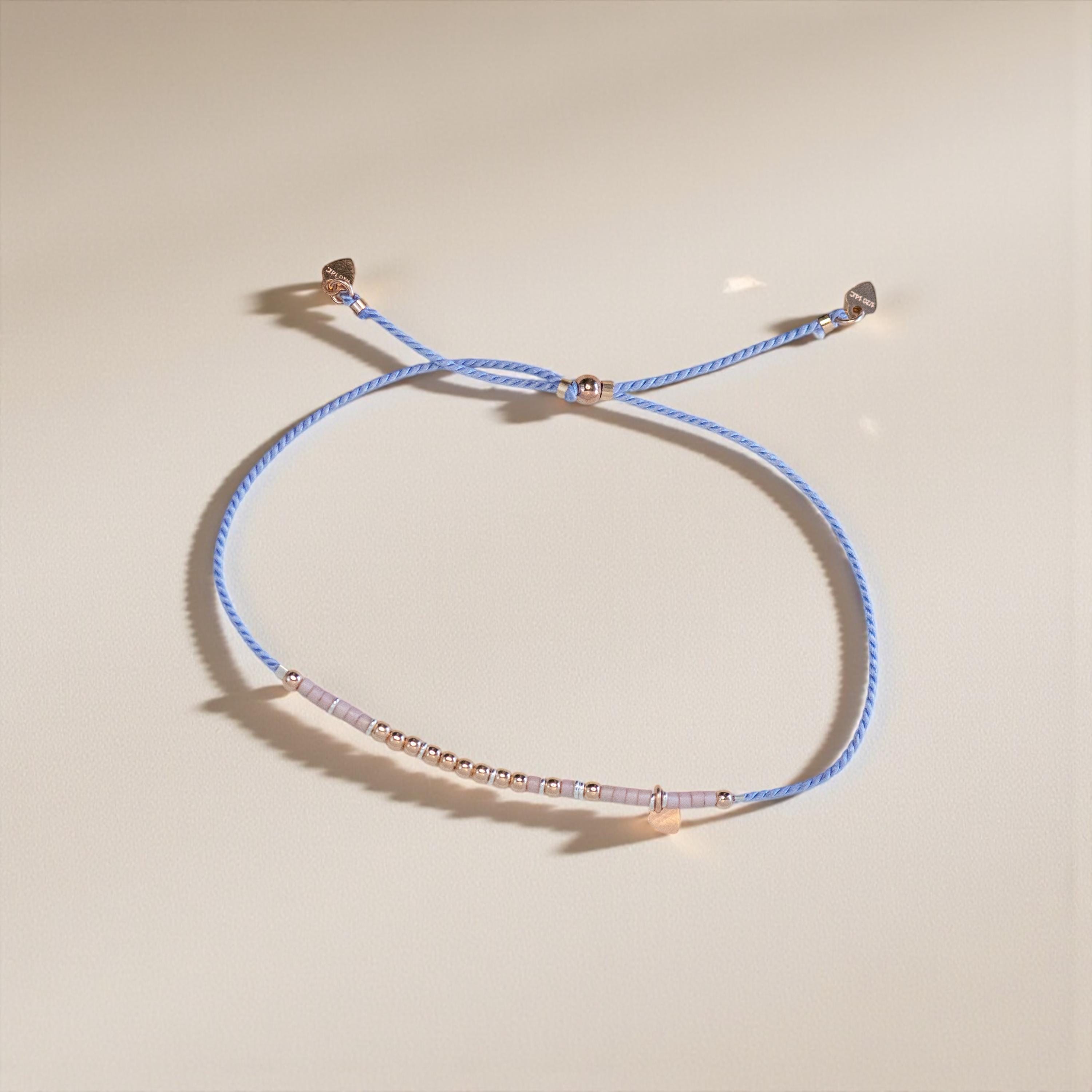 Rose Gold Bible Morse Code Bracelet