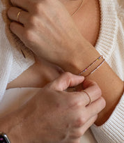 Strength Morse Code Bracelet