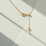 Heart Lock and Key Necklace