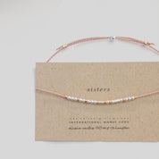 Sister Morse Code Bracelet
