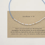 Be Strong - Sterling on Silk Morse Code Bracelet