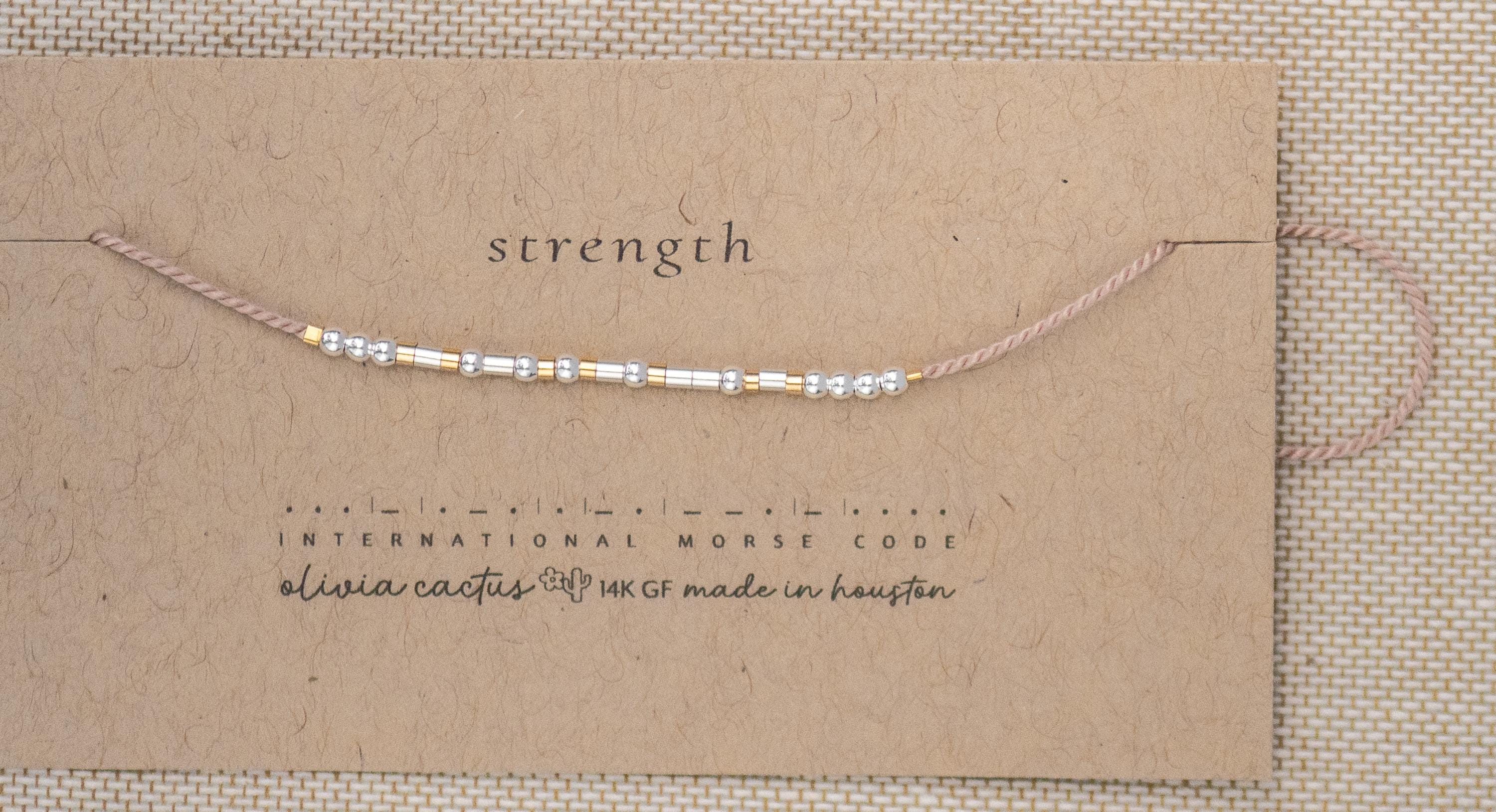 Morse Code Bible Verse Bracelet