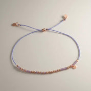 Rose Gold Friendship Morse Bracelet