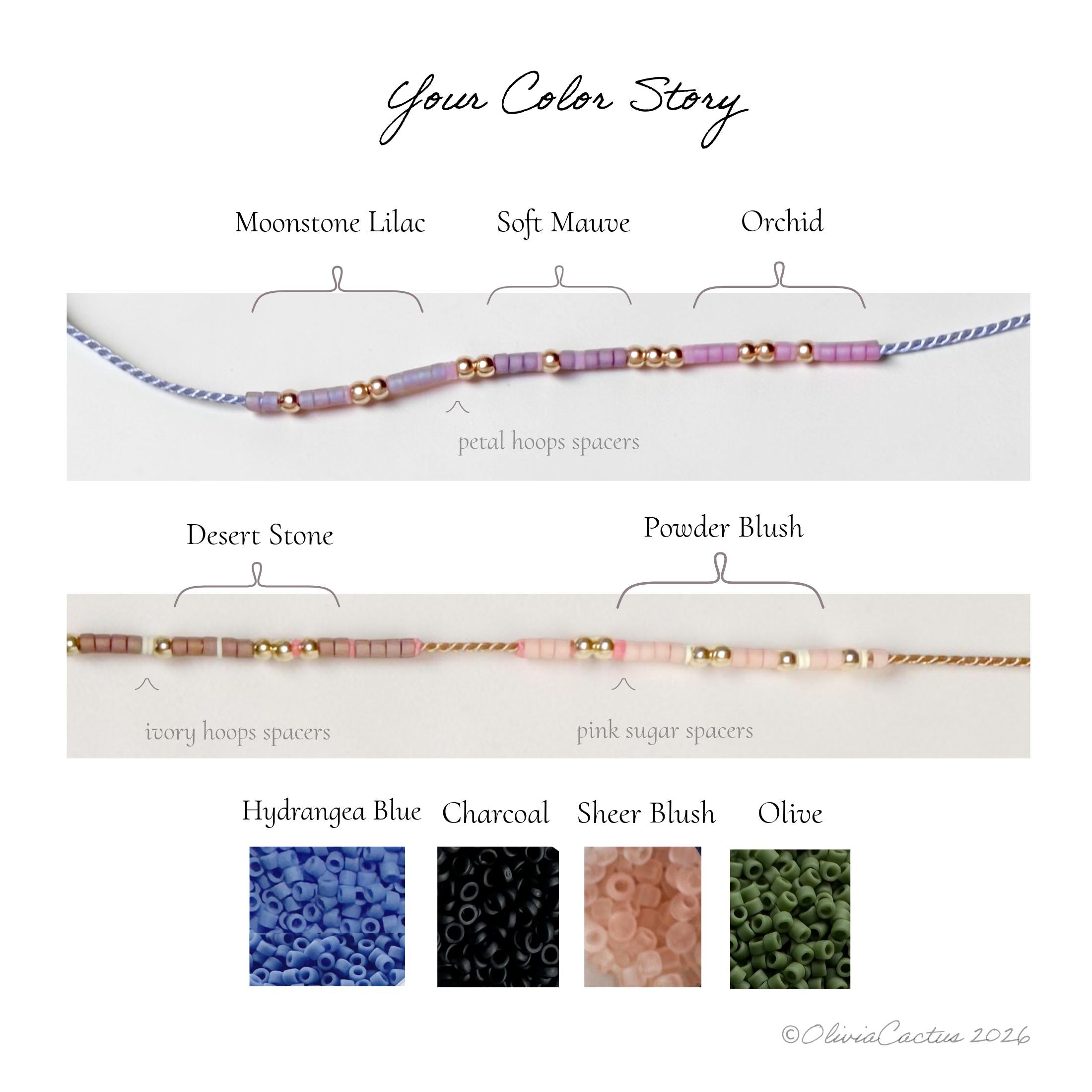 Rose Gold Friendship Morse Bracelet