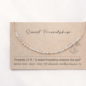 Sweet Friendship Morse Code Bracelet