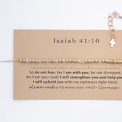 Isaiah 41:10 Morse Code Bracelet
