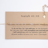 Isaiah 41:10 Morse Code Bracelet