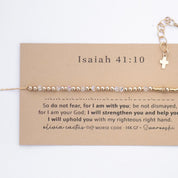 Isaiah 41:10 Morse Code Bracelet