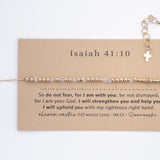 Isaiah 41:10 Morse Code Bracelet