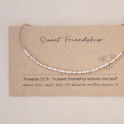 Custom Sterling Silver Morse Code Bracelet on Silk Cord - Personalized Gift for Her