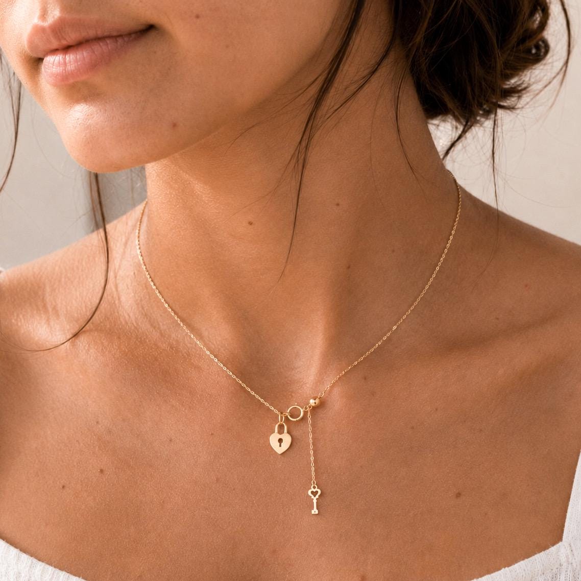 Heart Lock Necklace